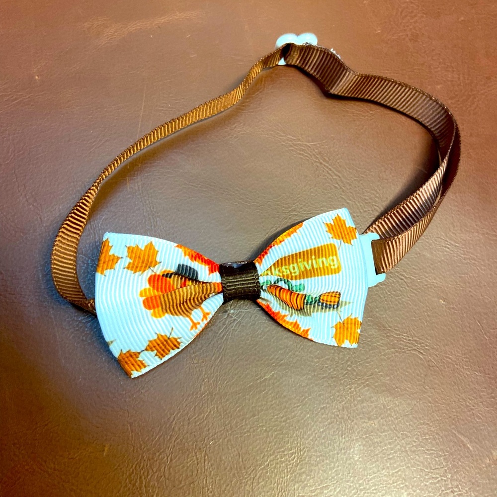 Dog Bow tie, thanksgiving theme